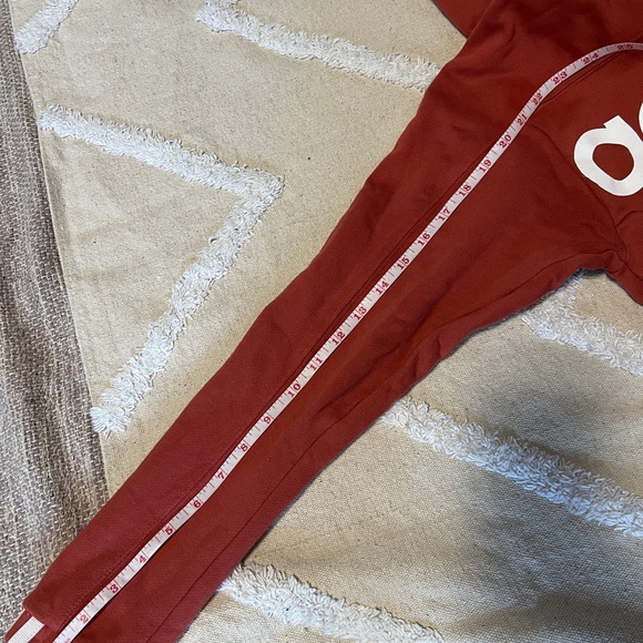 adidas Originals Red Cropped Hoodie Women's Size S - Picture 10 of 12